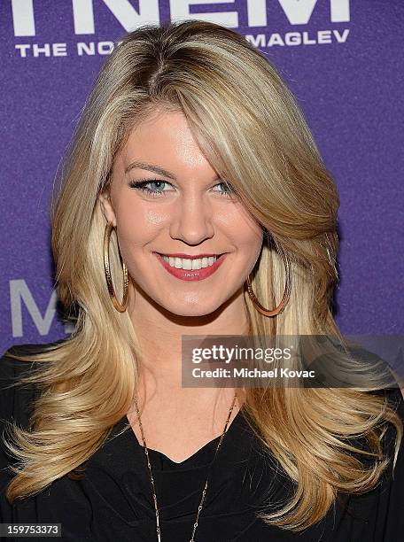 Miss America 2013 Mallory Hagan attends the Inaugural Youth Ball hosted by OurTime.org at Donald W. Reynolds Center on January 19, 2013 in...