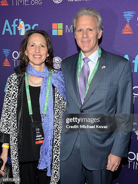 Israeli ambassador to the United States, Michael Oren and wife Sally Oren attend the Inaugural Youth Ball hosted by OurTime.org at Donald W. Reynolds...