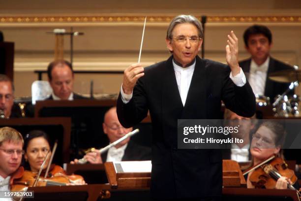 San Francisco Symphony performing all Bernstein program at the opening night gala at Carnegie Hall on Wednesday night, September 24, 2008.This...