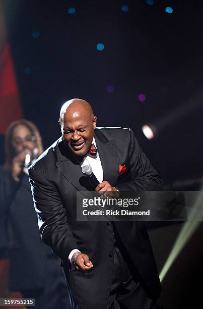 Marvin Winans performs on the 28th Annual Stellar Awards Show at Grand Ole Opry House on January 19, 2013 in Nashville, Tennessee.