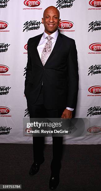 Donnie McClurkin attends the 28th Annual Stellar Awards at Grand Ole Opry House on January 19, 2013 in Nashville, Tennessee.