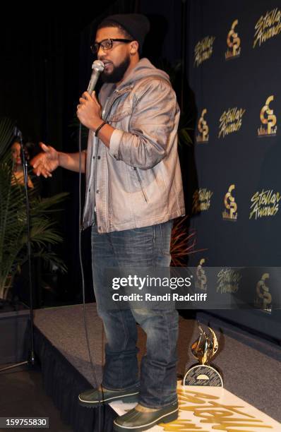 Da T.R.U.T.H. Attends the 28th Annual Stellar Awards Press Room at Grand Ole Opry House on January 19, 2013 in Nashville, Tennessee.