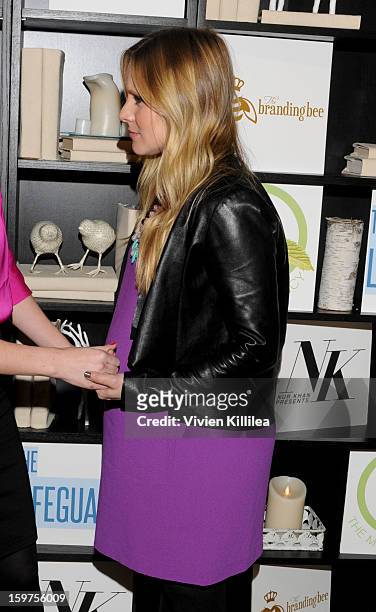 Liz W. Garcia and Kristen Bell attend "The Lifeguard" Premiere after party on January 19, 2013 in Park City, Utah.