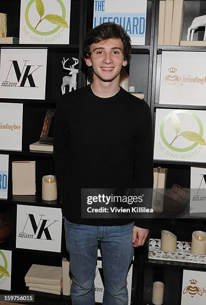 Alex Shaffer attends "The Lifeguard" Premiere after party on January 19, 2013 in Park City, Utah.