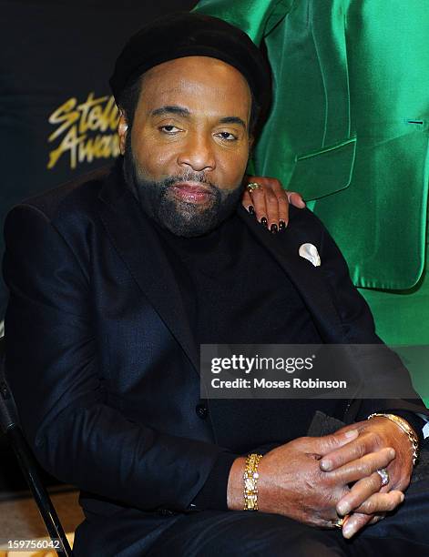 Andrae Crouch attends the 28th Annual Stellar Awards Backstage at Grand Ole Opry House on January 19, 2013 in Nashville, Tennessee.