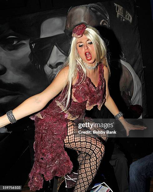 Ann-Marie Sepe as "Lady Gaga" attends Totally Tubular Time Machine at Culture Club on January 19, 2013 in New York City.