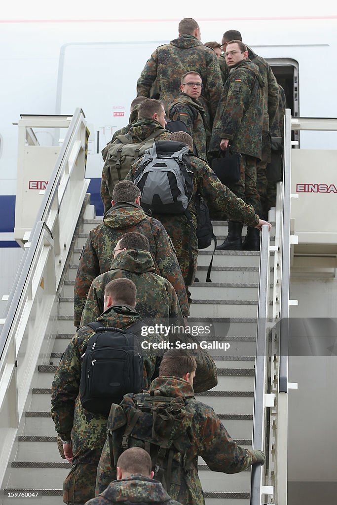 Bundeswehr Soldiers Depart For Turkey