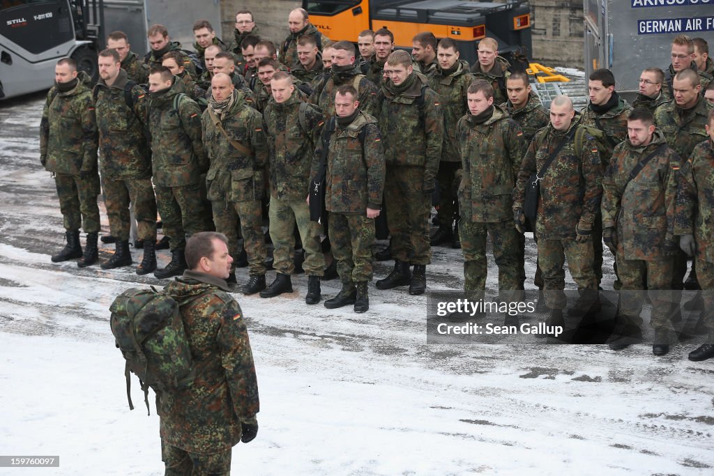 Bundeswehr Soldiers Depart For Turkey