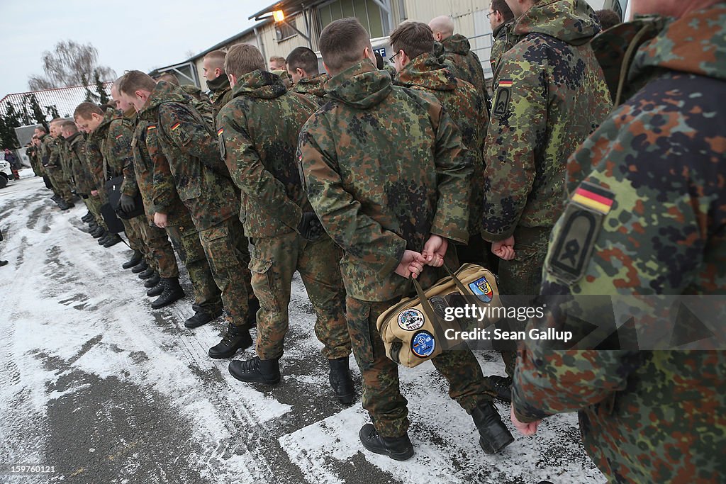 Bundeswehr Soldiers Depart For Turkey