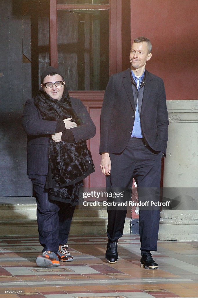 Lanvin: Front Row - Paris Fashion Week Menswear Autumn/Winter 2013