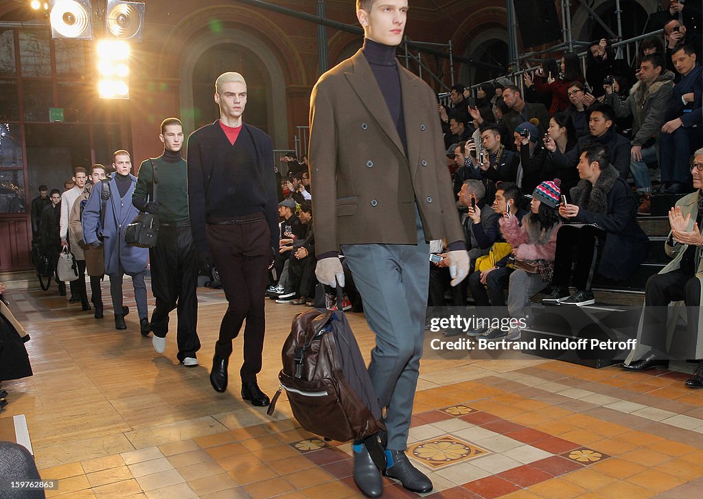 Lanvin: Front Row - Paris Fashion Week Menswear Autumn/Winter 2013