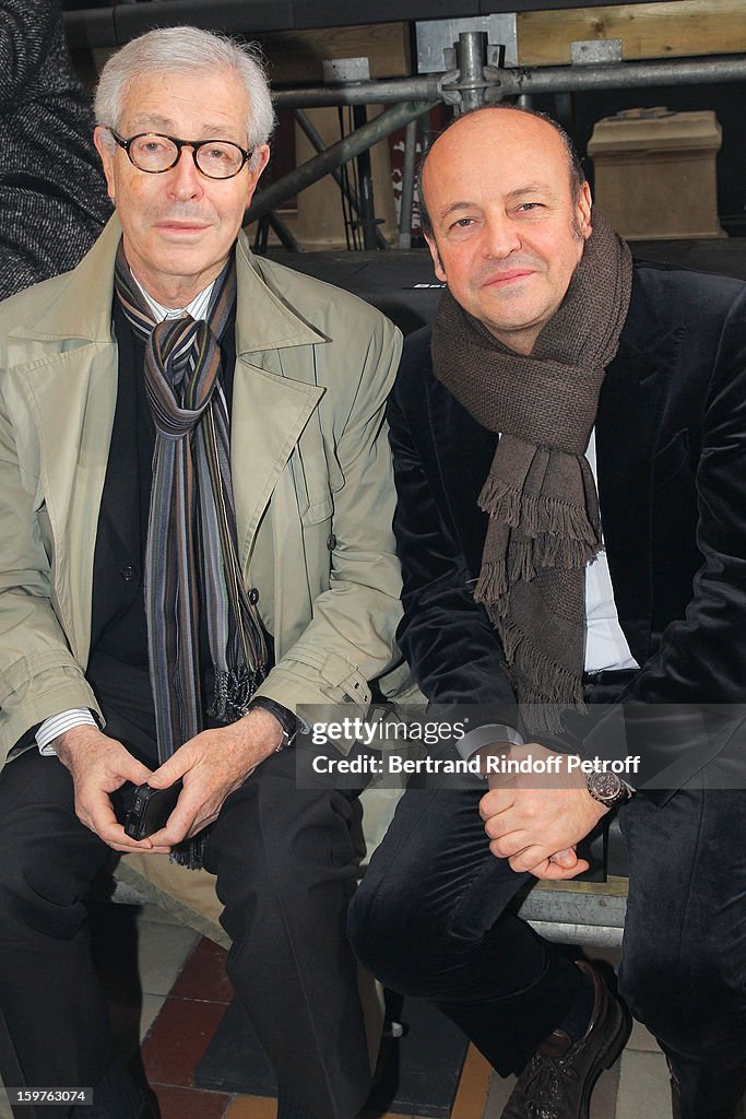 Lanvin: Front Row - Paris Fashion Week Menswear Autumn/Winter 2013