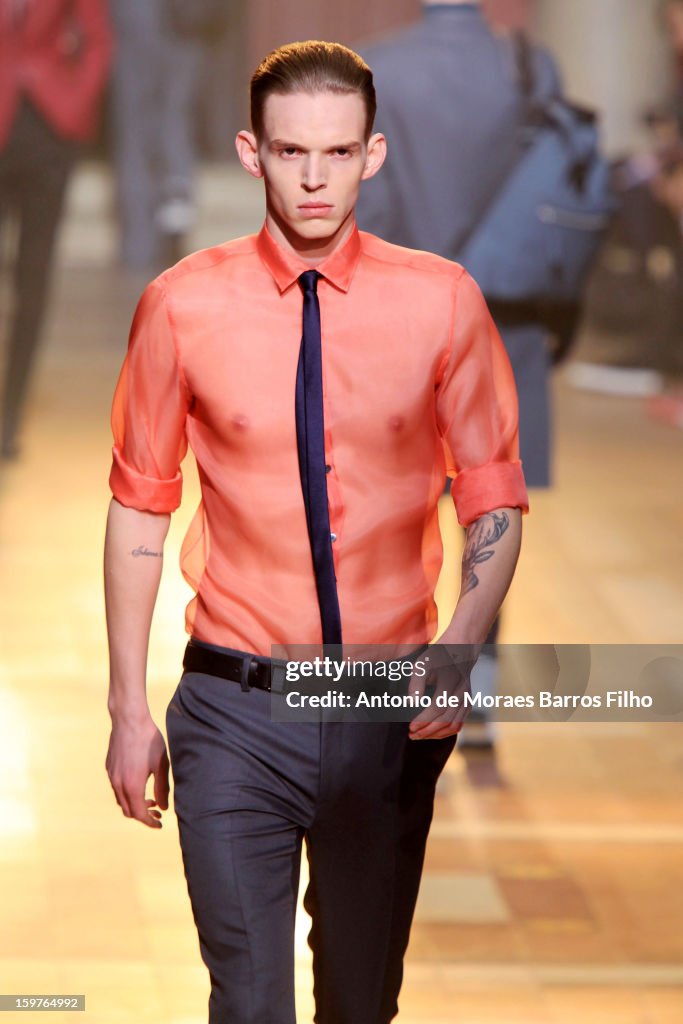 Lanvin: Runway - Paris Fashion Week Menswear Autumn/Winter 2013