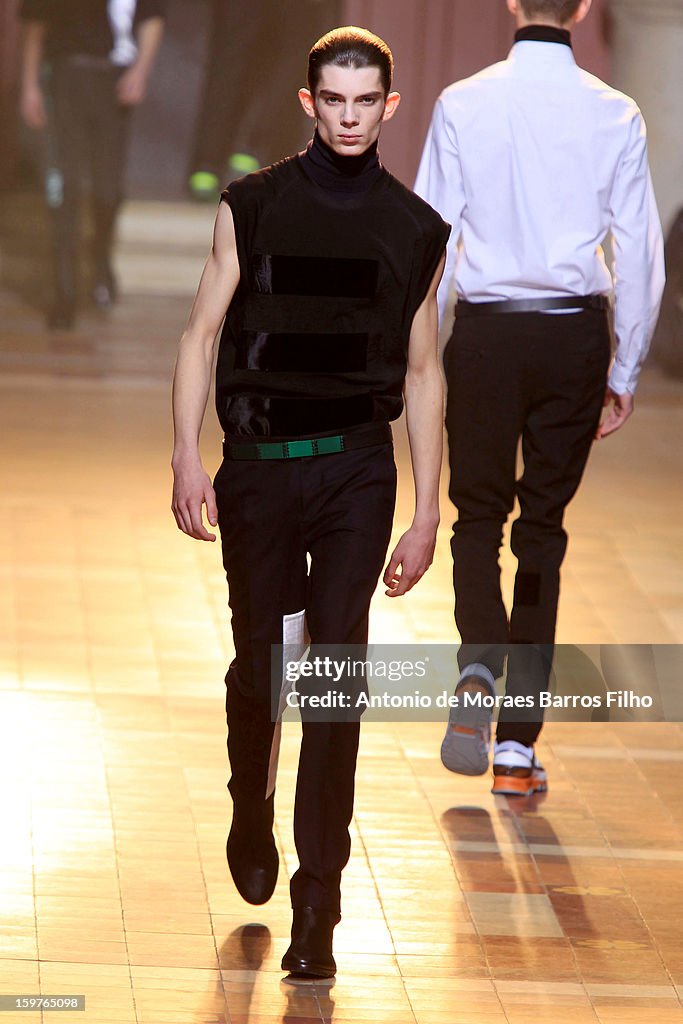 Lanvin: Runway - Paris Fashion Week Menswear Autumn/Winter 2013