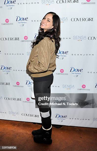 Alexis Knapp attends the TR Suites Daytime Lounge - Day 2 on January 19, 2013 in Park City, Utah.