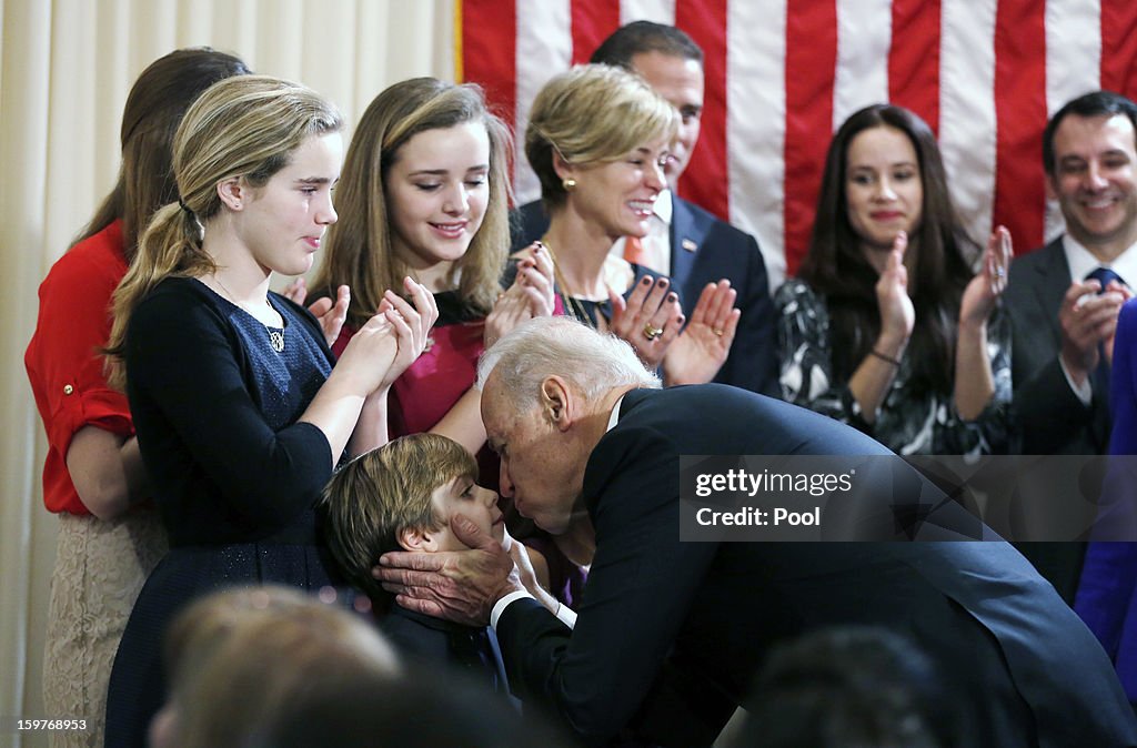 Biden Sworn In During Official Ceremony