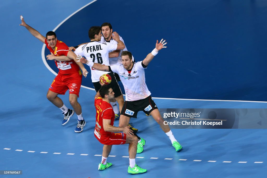 Germany v Macedonia - Round Of Sixteen - Men's Handball World Championship 2013