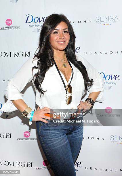 Mercedes MJ Javid attends the TR Suites Daytime Lounge - Day 2 on January 19, 2013 in Park City, Utah.