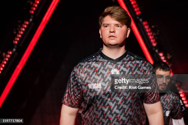 Igor "Redgar" Vlasov of Team Liquid is seen at VALORANT Champions Los Angeles Group Stage at the Shrine Expo Hall on August 6, 2023 in Los Angeles,...