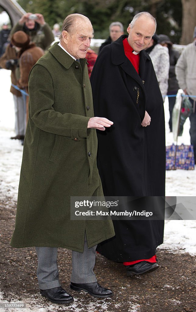 Royals Attend Church Service