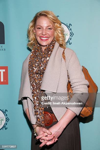 Actress Katherine Heigl attends Day 2 of Kari Feinstein Style Lounge on January 19, 2013 in Park City, Utah.
