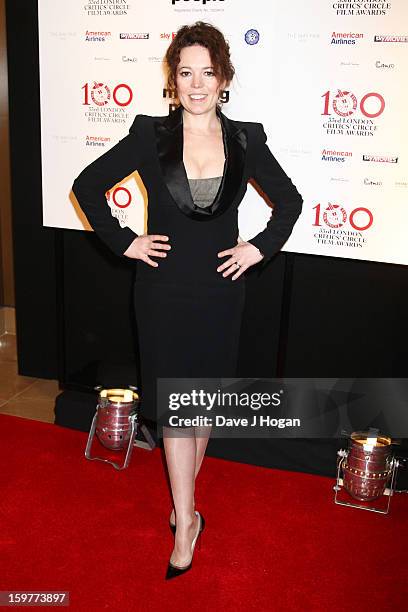 Olivia Colman attends The London Film Critics Circle Film Awards 2013 at The Mayfair Hotel on January 20, 2013 in London, England.