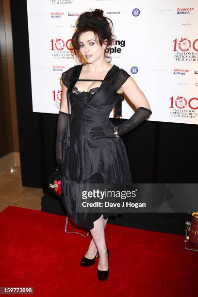 Helena Bonham Carter attends The London Film Critics Circle Film Awards 2013 at The Mayfair Hotel on January 20, 2013 in London, England.