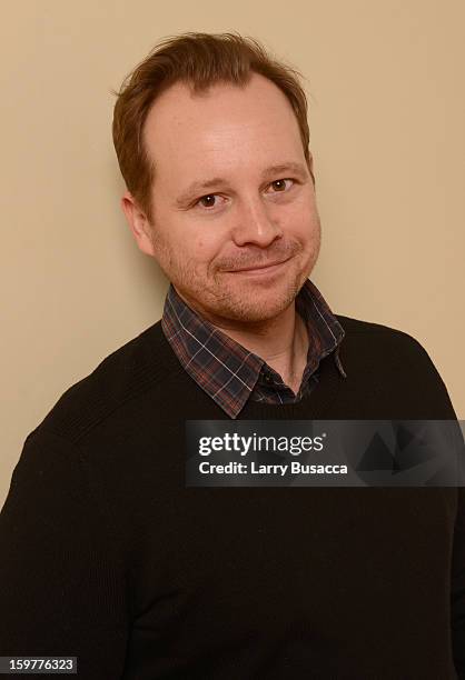 Actor Joshua Harto poses for a portrait during the 2013 Sundance Film Festival at the Getty Images Portrait Studio at Village at the Lift on January...