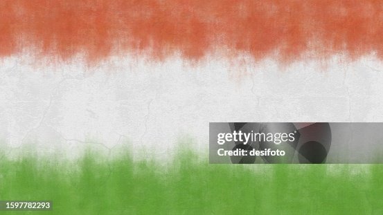 Horizontal Tri Color Horizontal Backgrounds Of Tricolor Bands In Smudged Orange Or Saffron ...
