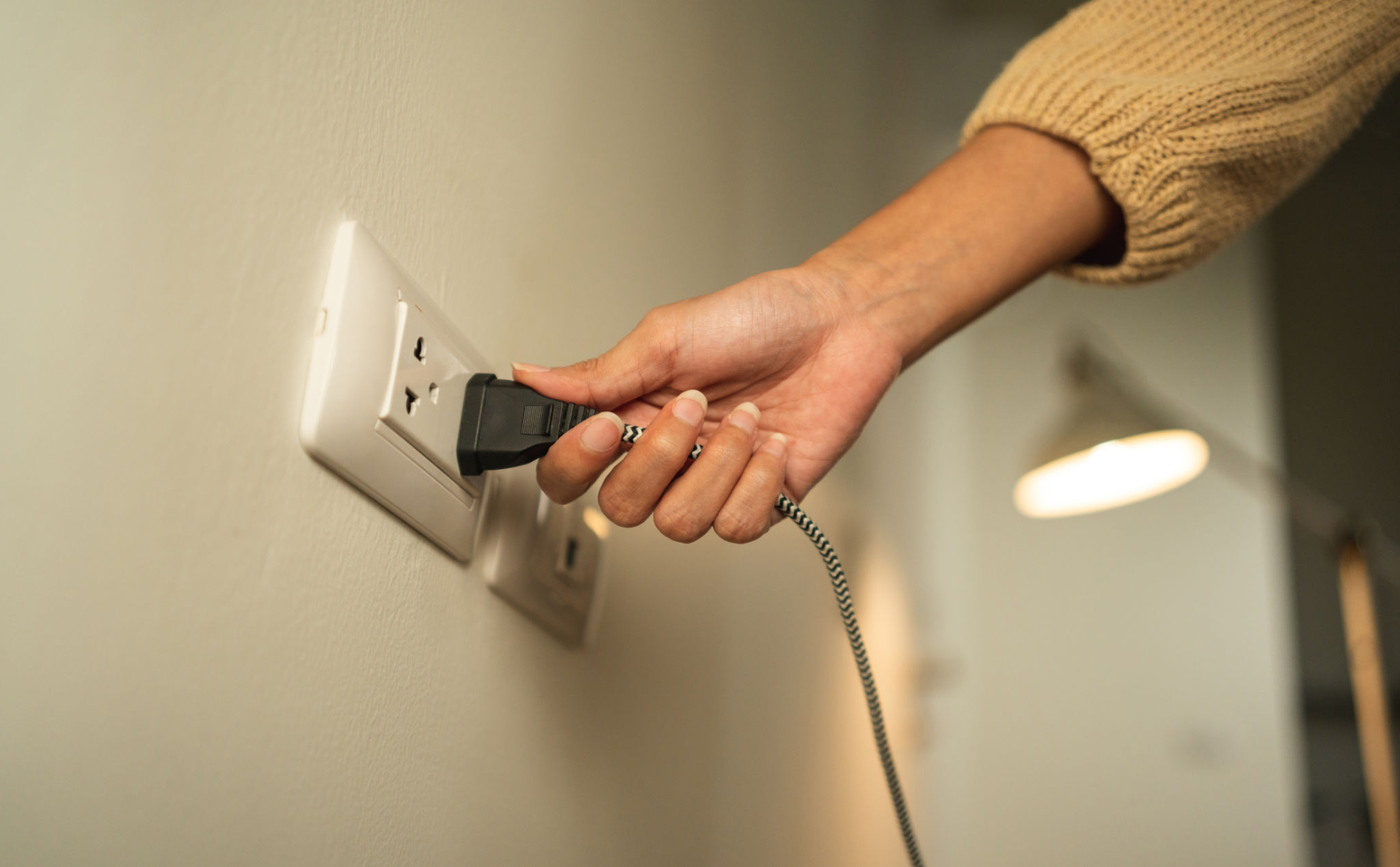 unplug electronics