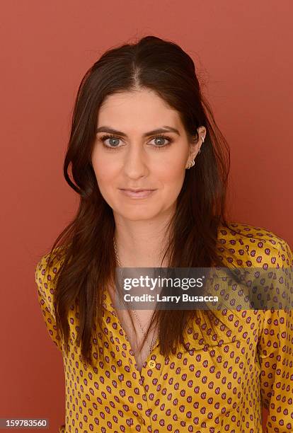 Actress Sam Buchanan poses for a portrait during the 2013 Sundance Film Festival at the Getty Images Portrait Studio at Village at the Lift on...