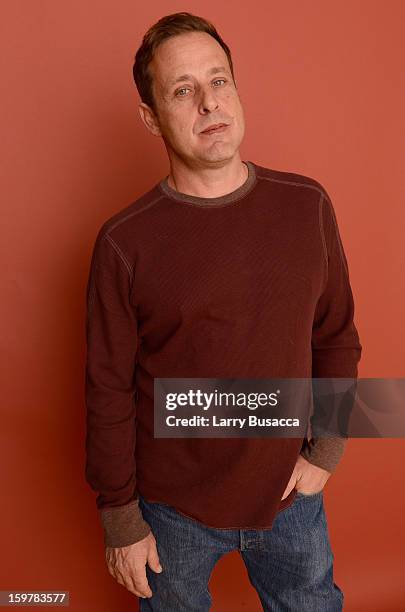 Actor Richmond Arquette poses for a portrait during the 2013 Sundance Film Festival at the Getty Images Portrait Studio at Village at the Lift on...