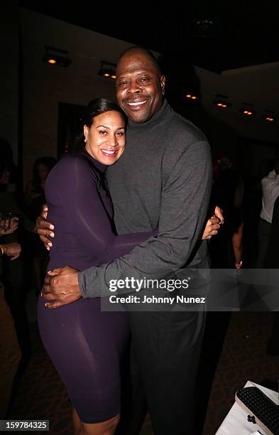 Cheryl Weaver and Patrick Ewing attend the After@inauguration Celebration on January 19, 2013 in Washington, United States.