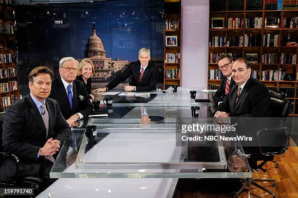 Pictured: – Richard Engel, Chief Foreign Correspondent, NBC News, Tom Brokaw, Special Correspondent, NBC News, Doris Kearns Goodwin, Presidential...