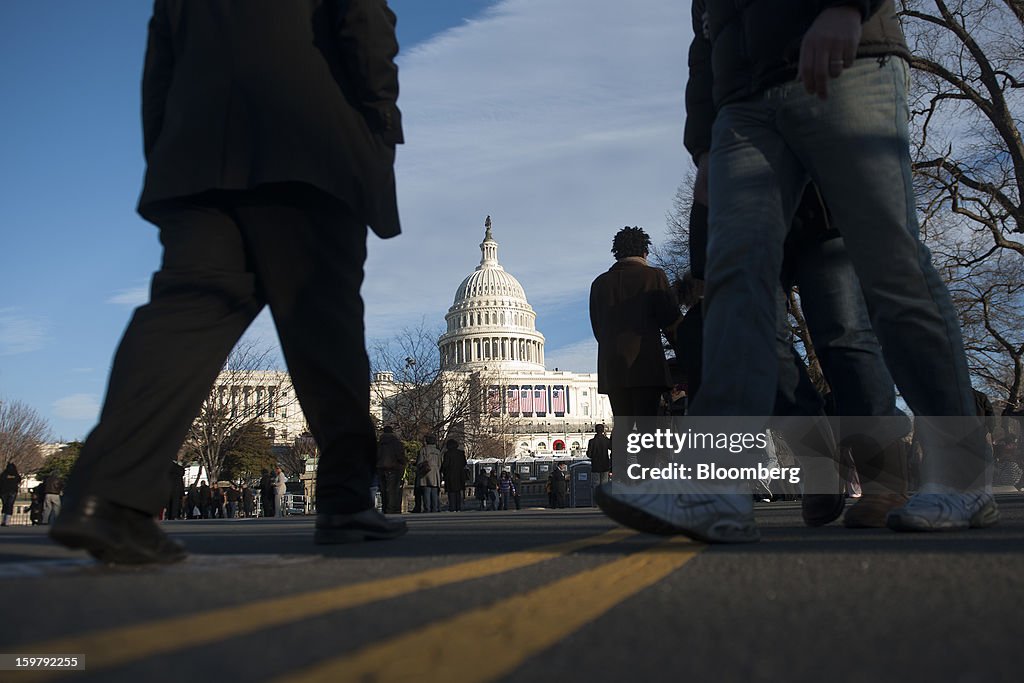 Views Ahead Of U.S. Presidential Inauguration 2013