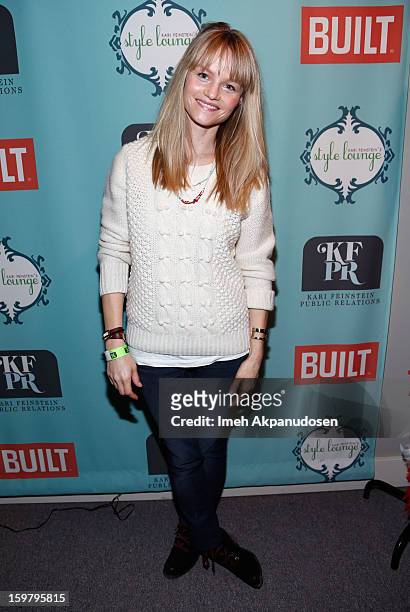 Actress Lindsay Pulsipher attends Day 3 of the Kari Feinstein Style Lounge on January 20, 2013 in Park City, Utah.