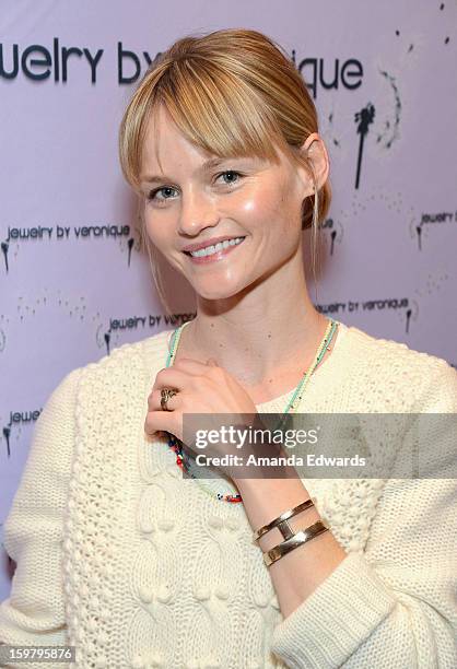 Actress Lindsay Pulsipher attends Day 3 of the Kari Feinstein Style Lounge on January 20, 2013 in Park City, Utah.