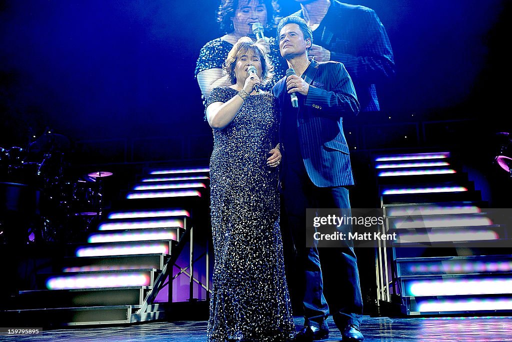 Donny & Marie Osmond Perform At The 02 Arena