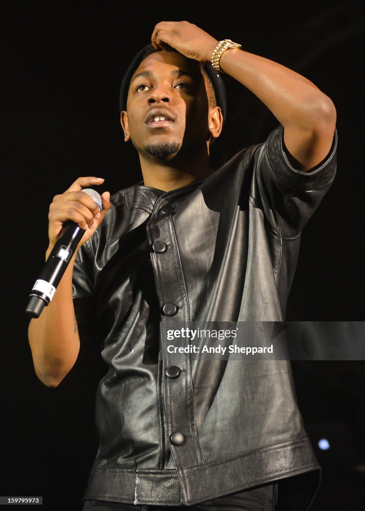 Kendrick Lamar Performs In London