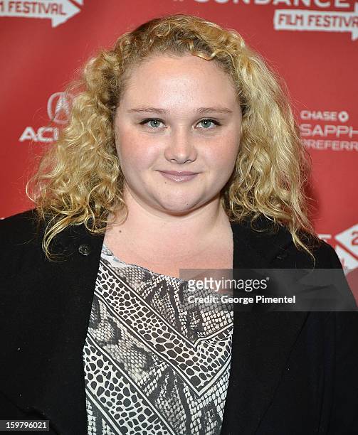 Danielle Macdonald attends "The East" Premiere at Eccles Center Theatre during the 2013 Sundance Film Festival on January 20, 2013 in Park City, Utah.
