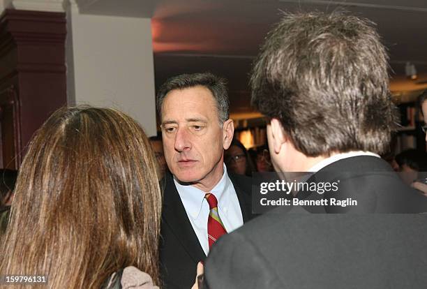 Governor Peter Shumlin attends a celebration for leading women in Washington hosted by GOOGLE, ELLE, and The Center for American Progress on January...