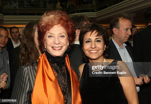 Shelly Reuben and President and CEO, Center for American Progress Neera Tanden attends a celebration for leading women in Washington hosted by...