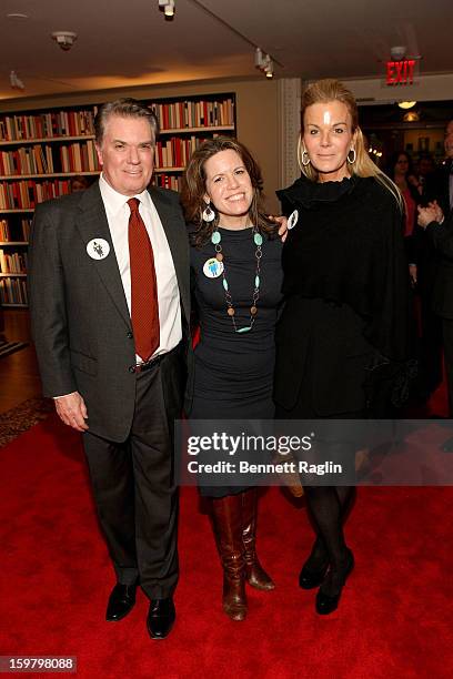 Jack Quinn and Susan Quinn attend a celebration for leading women in Washington hosted by GOOGLE, ELLE, and The Center for American Progress on...