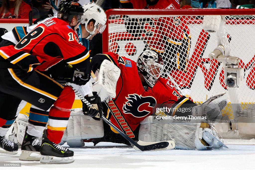 San Jose Sharks v Calgary Flames