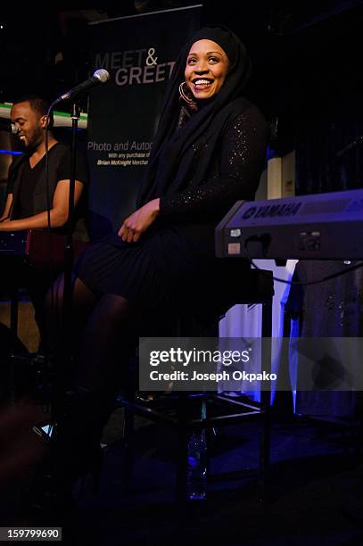 Divine Brown performs at The Jazz Cafe on January 20, 2013 in London, England.