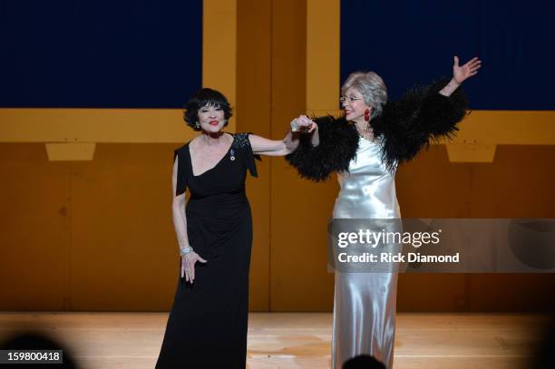 Chita Rivera and Rita Moreno perform at Latino Inaugural 2013: In Performance at Kennedy Center at The Kennedy Center on January 20, 2013 in...