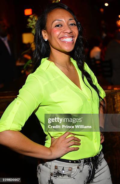 Nina Brown attends the "LUV" screening at Frank Ski's on January 11, 2013 in Atlanta, Georgia.