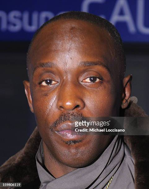 Actor Michael Kenneth Williams attends Day 3 of Samsung Galaxy Lounge at Village At The Lift 2013 on January 20, 2013 in Park City, Utah.