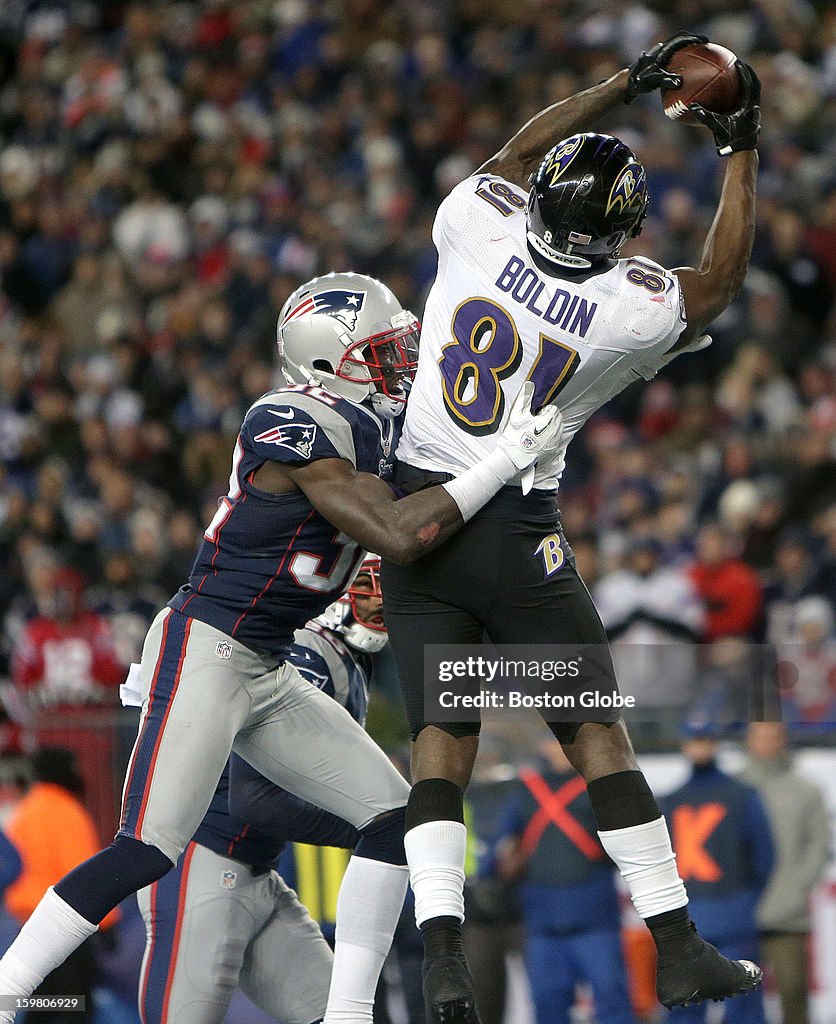 AFC Championship: Baltimore Ravens Vs. New England Patriots