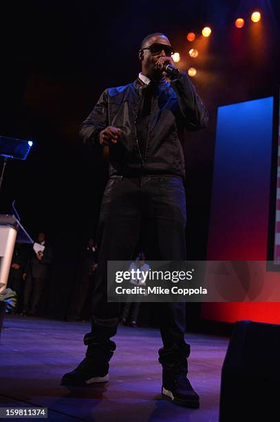 Doug E. Fresh performs onstage at The Hip Hop Inaugural Ball II sponsored by Heineken USA at Harman Center for the Arts on January 20, 2013 in...